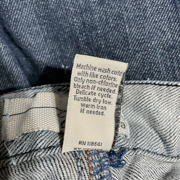 Venezia Women's Blue Denim Crop Capris Size 24 - Picture 8 of 8